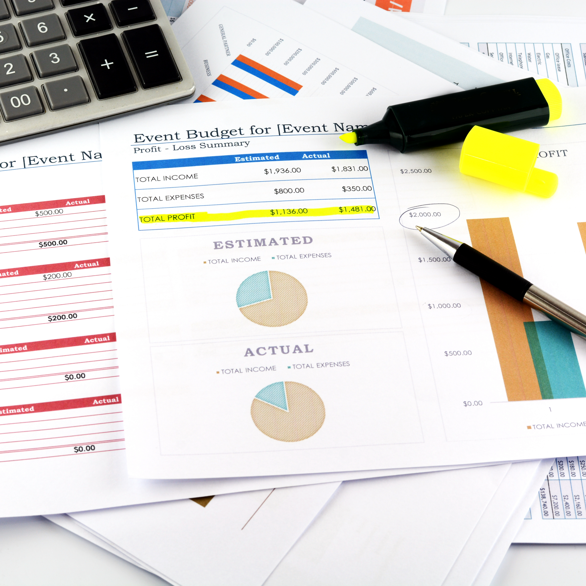 Managed & Transparent Event Budgets